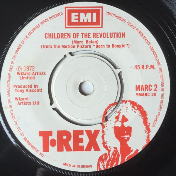 

7inch Record T. REX - Children Of The Revolution MARC2 T. REX 1972 UK Rock Used