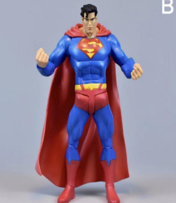 Justice League Superman Robin Car Mount Action Figure Toy Model, Comic Hero Superman Series, Collectible Display Desk Decor
