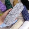5pcs Soft Polyester Velvet Yarn Set - Luxurious Chenille Yarns, DIY Knitting & Crocheting for Crafts, Hats, Blankets, Scarves