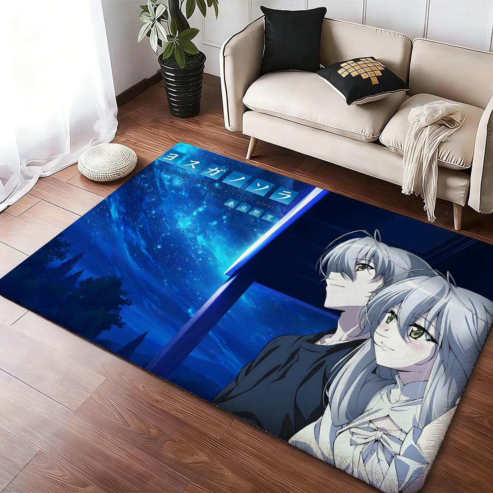 Yosuga no Sora Floor Mat Soft Thickened Absorbent Non-Slip Bedroom Living Room Door Mat Home Decor Flannel Rugs