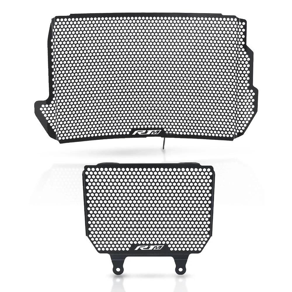 

For Yamaha YZFR1 YZFR1M YZF R1 R1M 2015 2016 2017 2018 2024 2025 Radiator Grille Guard Oil Cooler Cover R1M LOGO