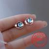 Sweet Shiny White CZ Heart Pierced Earrings for Girls  Sterling Silver Cute Pet Paw Prints Jewelry Daily Party Jewelry