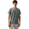 Calvin Klein T-shirt da Uomo con Girocollo a Maniche Corte e Motivo Logo Ricamato Grigio Verde J324899-CFQ