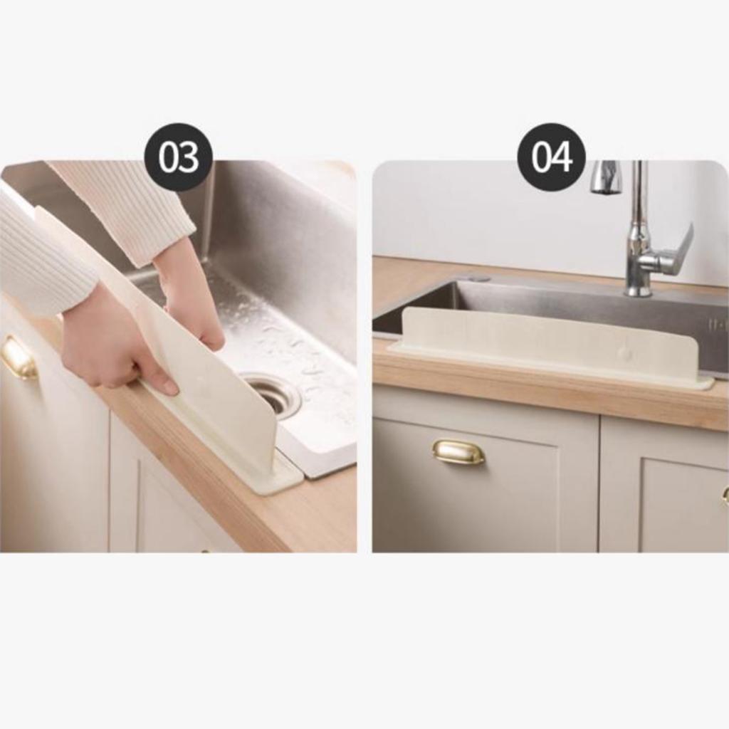 Silicone Sink Baffle Splash Guard with Suction Cup Pool Protect Clothes From Splashing Water Baffle for washing dishes vegetable