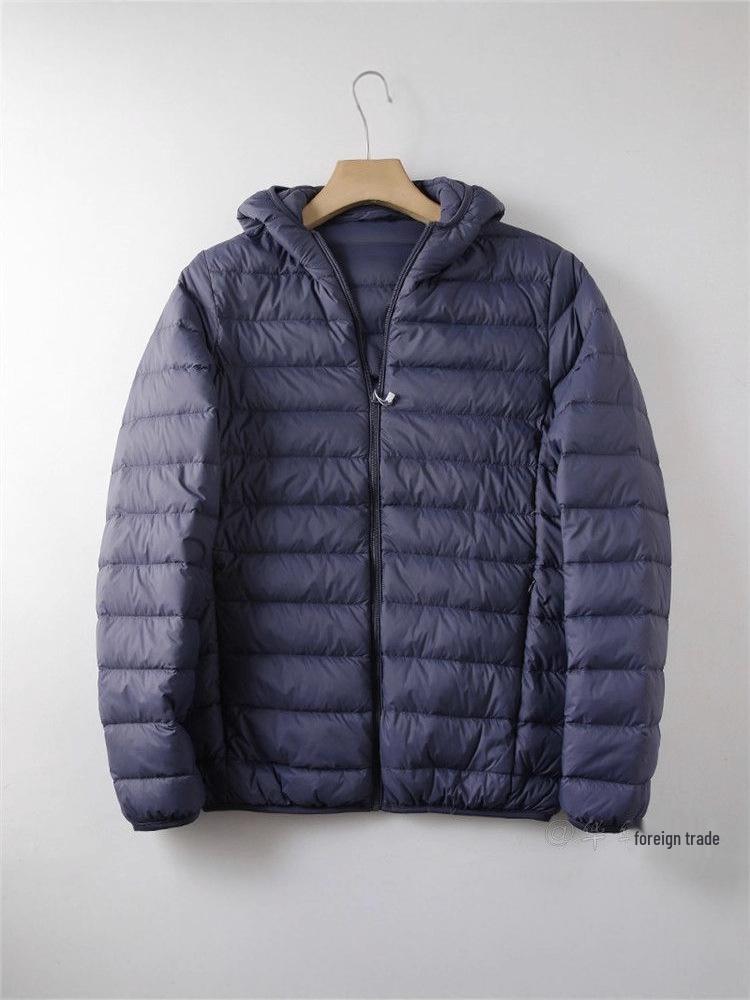 Men s Japanese Style Hooded Cotton Padded Jacket - Warm Casual for Autumn/Winter M