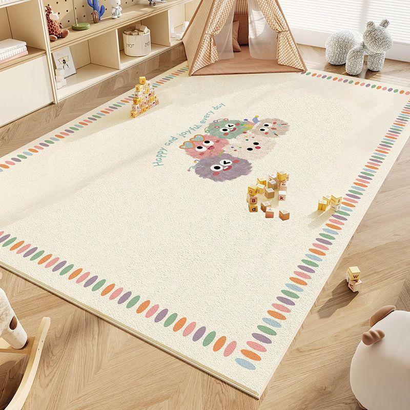 Cartoon Colored Carpets for Living Room Cute Anime Bedroom Decor Rug Soft Children's Room Carpet Home Non-slip Floor Mat Gift