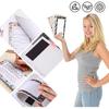 Koogel Magnetic Fridge Notepads, Floral Design, 4 Pack 200 Sheets Grocery List Notepad, 70g Premium Paper, Tear-Off Sheets, Perfect for Daily