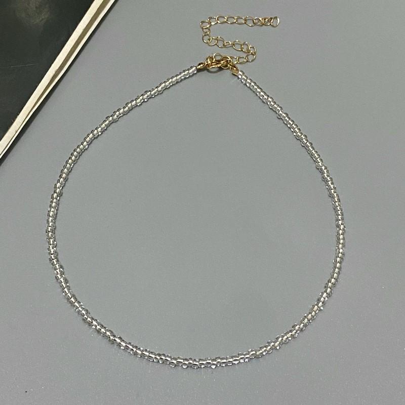 NEW Simple Seed Beads Choker Women Korean Fashion Charm Colorful Handmade Boho Collar Chain Neck Necklace Femme Jewelry Gift