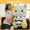 Adorable Cute Bear Plush Toy Fluffy Stuffed Animal Pillow Soft Cushion Gift For Girls