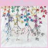 Wedding Butterfly Faux Decor With Silk And Foam For Photography Studio And Celebration