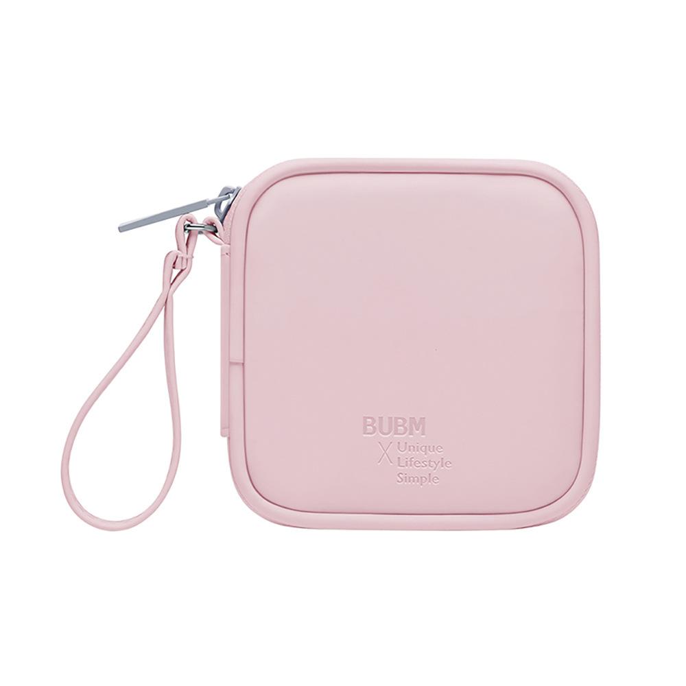 Simple and Lightweight Key Storage Bag, Skin Feeling Waterproof and Scratch-proof Solid Color Earphone Bag.