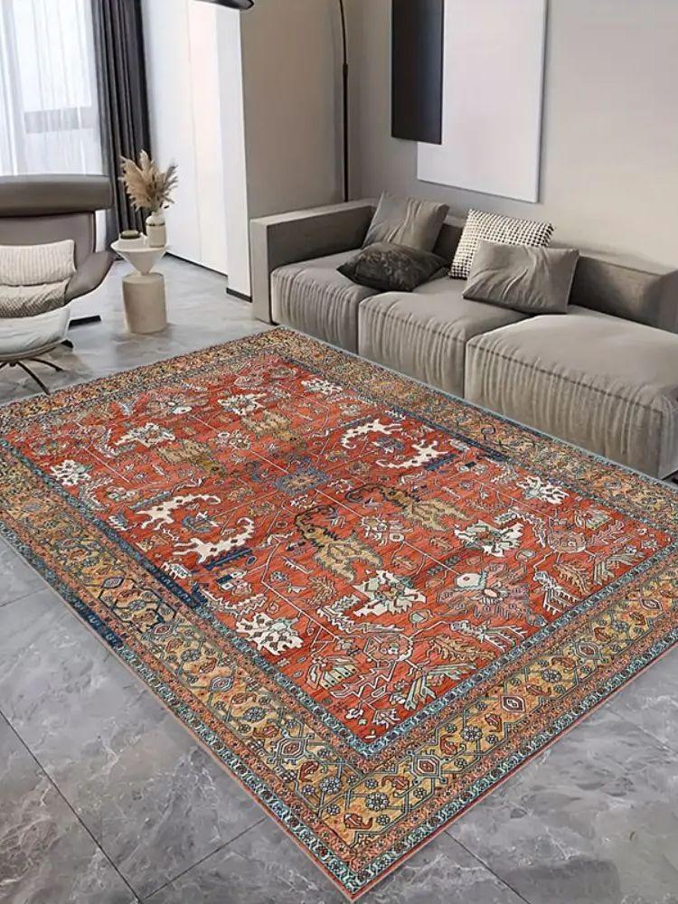 

Bohemian Foldable Carpet Living Room Bedroom Bedside Blanket Entrance Welcome Mat Bathroom Kitchen Rug Home Decor 40x60cm 16x24inch