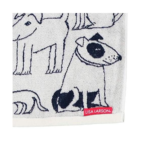 Marushin Lisa Larson Bath Towel Sketch Dog 100% Cotton LISA LARSON Present Gift Birthday Mother's Day Goods 6805007700