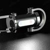 Powerful COB LED Flashlight Keychain USB Rechargeable Hanging Portable Flashlight Waterproof Keyring Camping Walking Pocket Lamp