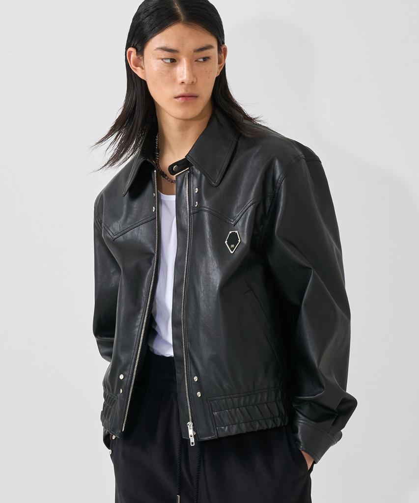 Rad Fiction Marston Western Metallic Blouson / Black