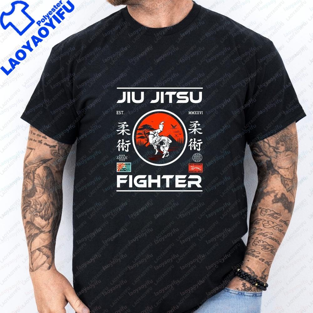 New Tops And TShirts Jiu Jitsu Shirt Fighter Design With Fighting Spirit Unisexs And Unisexs Comfortable TShirts