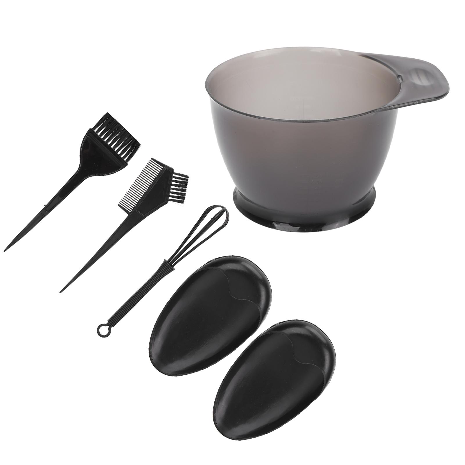 

5 PCS Professional Salon Hair Coloring Kit Hair Dye Brush Bowl Comb Hair Dyeing Tools Set