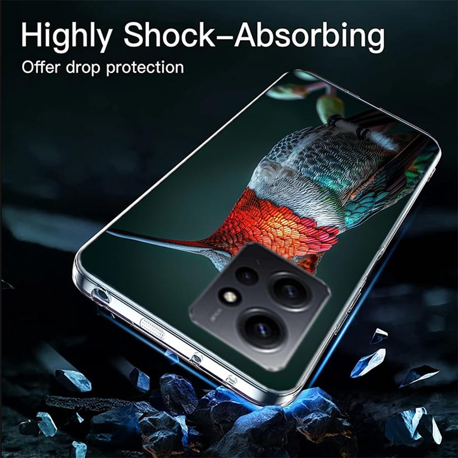 The Spirit of Hummingbirds Phone Case For Redmi Note 14 15 Pro 5G 13 12 Pro Plus 11 11T 11E 11S 10 Pro 10S 9 9S Cover Cell Clear