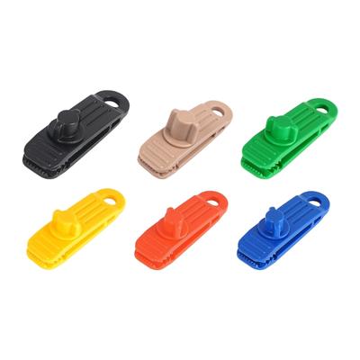 1Pc Tent Tighten Outdoor Activity Camping Awning Tent Snap Camping Awning Canopy Clamps Clip Colorful Tarp Clip Set