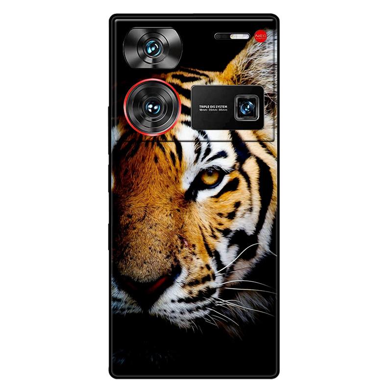 For ZTE Nubia Z60 Ultra 5G Case Silicon Fashion Space Wolf TPU Painted Coque Funda for Nubia Z60Ultra 5G NX721J Cover Protective