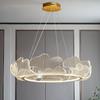 Wohnzimmer-Kronleuchter, moderne Acryl-Ginkgo-Pendelleuchte, LED-Kronleuchter für Esszimmer, Beleuchtungskörper