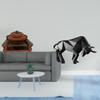 Miniature Sofa Couch Single Chair Model DIY Accessory Modern Resin Bull Sculpture Abstract Figurine