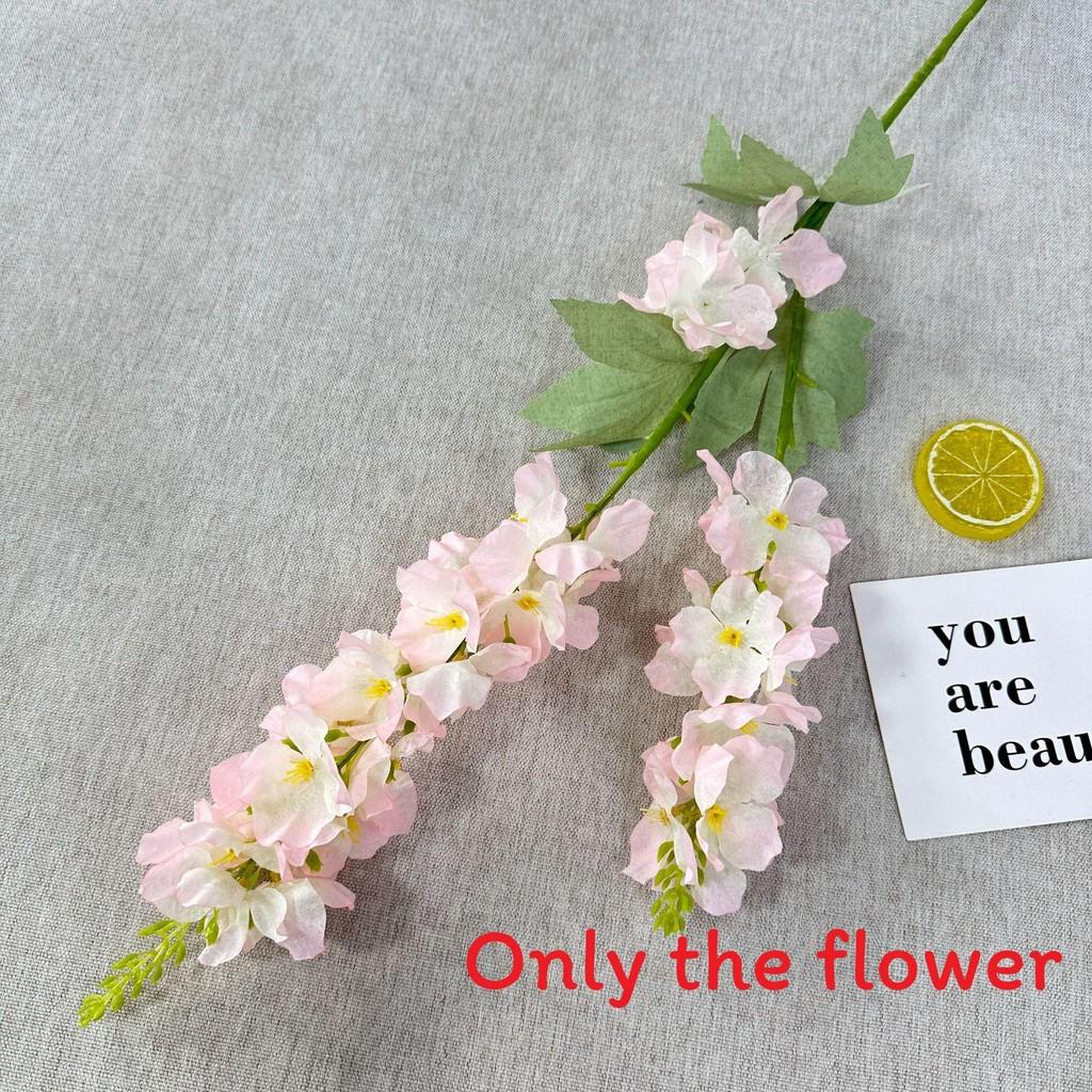 Consolida Ajacis Simulated Fake Flowers For Home And Wedding Green Plant Decor