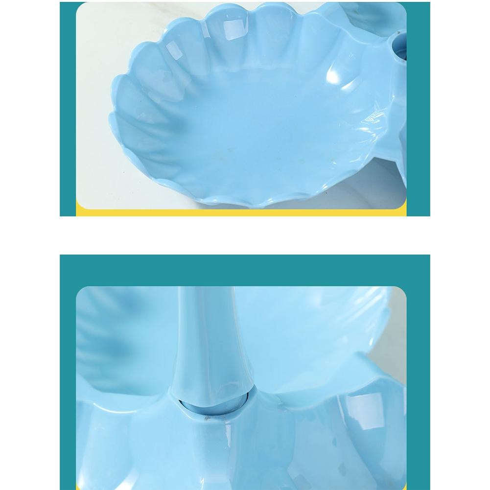 Good-Living Room Home Fruit Plate Four-Layer Plastic Fruit Plate Modern Dried Basket Food Chopper Kitchen Decoration