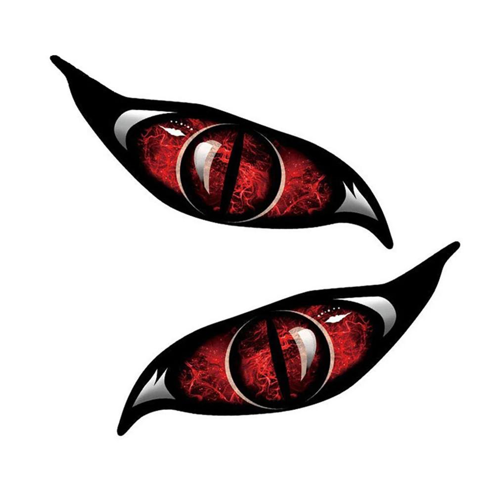 3D Stereo Reflective Eyes Stickers for Car Rearview Mirror Auto Strong Reflective Cat Eyes Waterproof for Truck SUV Car Stickers