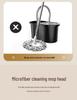 Detachable Rotating No-Wash Mop Bucket Set with Free Shipping - Lazy Mother-Child Style