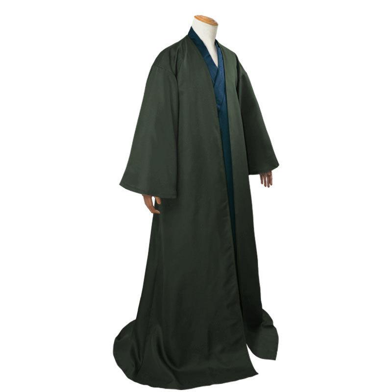 Voldemort Cosplay Costume Magic Robe Halloween Cosplay Outfit Stage Performance Men Wizard Harry Potter Role Play Robe