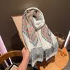 Shawl Outer Women's 2026 New Photo Silk Scarf Women's Travel Summer Thin Ethnic Style Scarf Sun Protection Air-conditioned Room