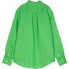 Koszula Polo Ralph Lauren Ss22 Jednokolorowa, z haftowanym logo i kucykiem, jednorzędowa, z długim rękawem, dziecięca, 323865270-009