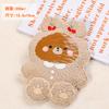 Cartoon Plush Bear  Water Bottle Water Filling Teddy Velvet Small Portable Student Hand Warmer Cute Warm Water Bag