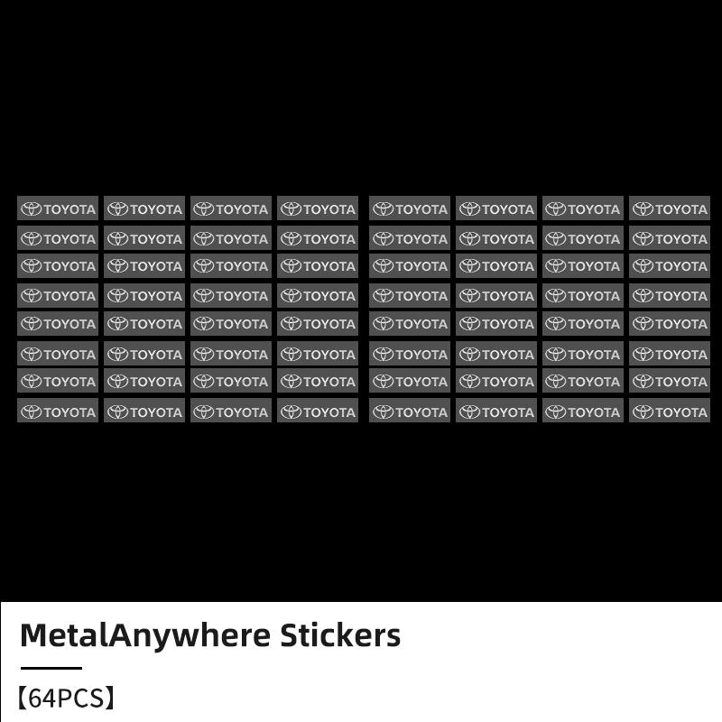 2026 Nuovo Per Toyota Adesivi Logo Auto 3D Lettere Metalliche Adesivi Auto Accessori Interni Per Toyota Corolla Yaris Aygo GT86 Prius