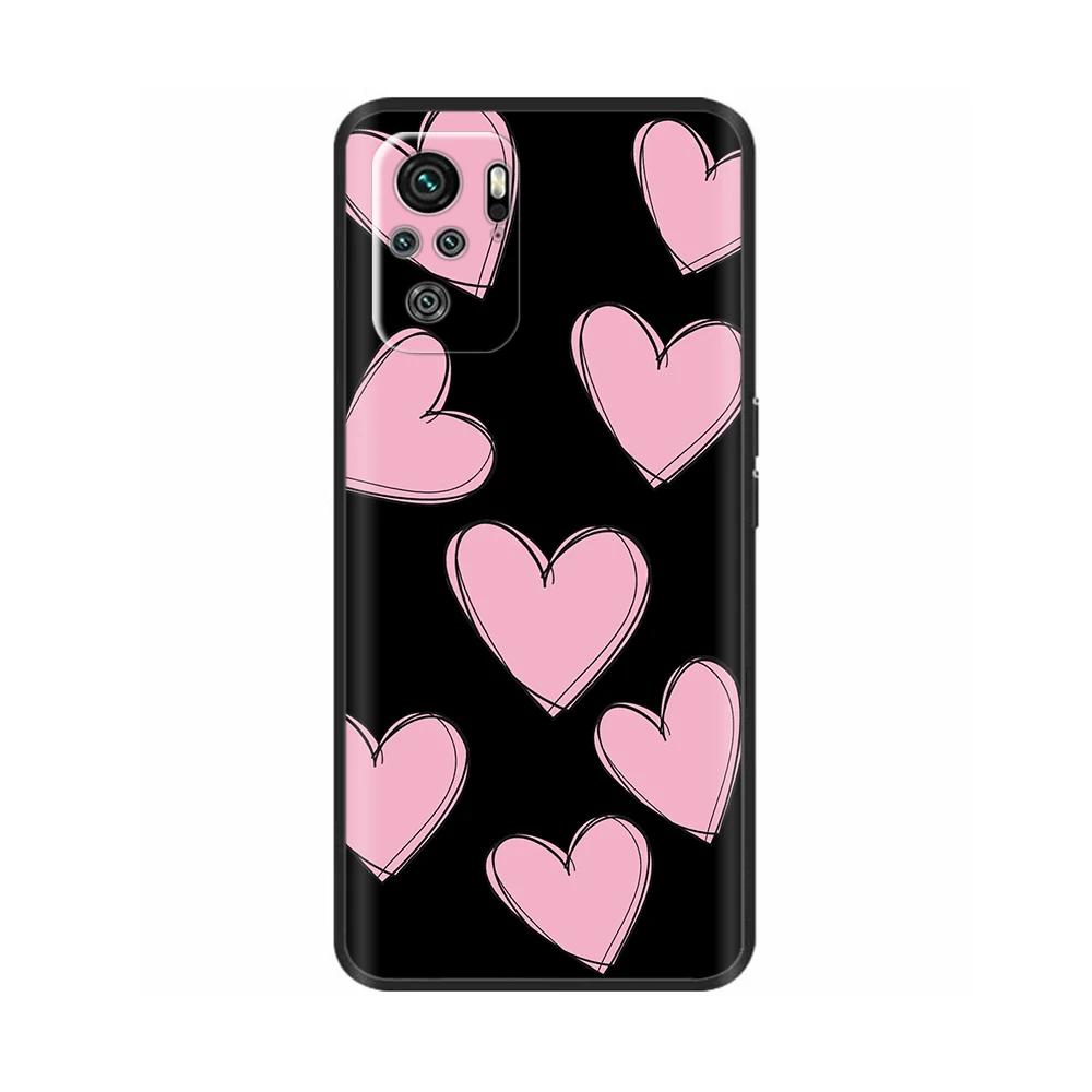 Cute Case For Xiaomi Redmi Note 10 Note10 Pro Max Case Soft Phone Back Cover For Redmi Note 10s 10Pro Fundas TPU Bumper Coque