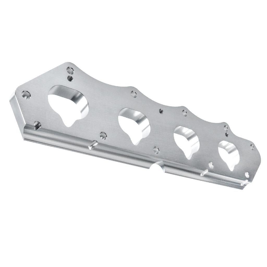 Series H to K Intake Manifold Adapter For Honda Acura Pro K-Series H2K K2H Black Silver Anodized