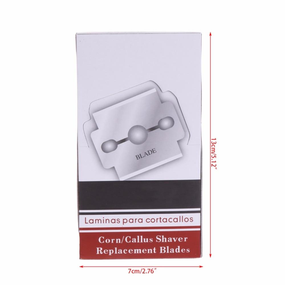 Koupit 50Pcs Silver Carbon Steel Replacement Blades For Hard Skin