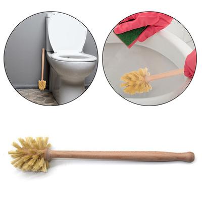 Badezimmer-Reinigungsbürste mit Buchenholzgriff und effizienten Sisalborsten