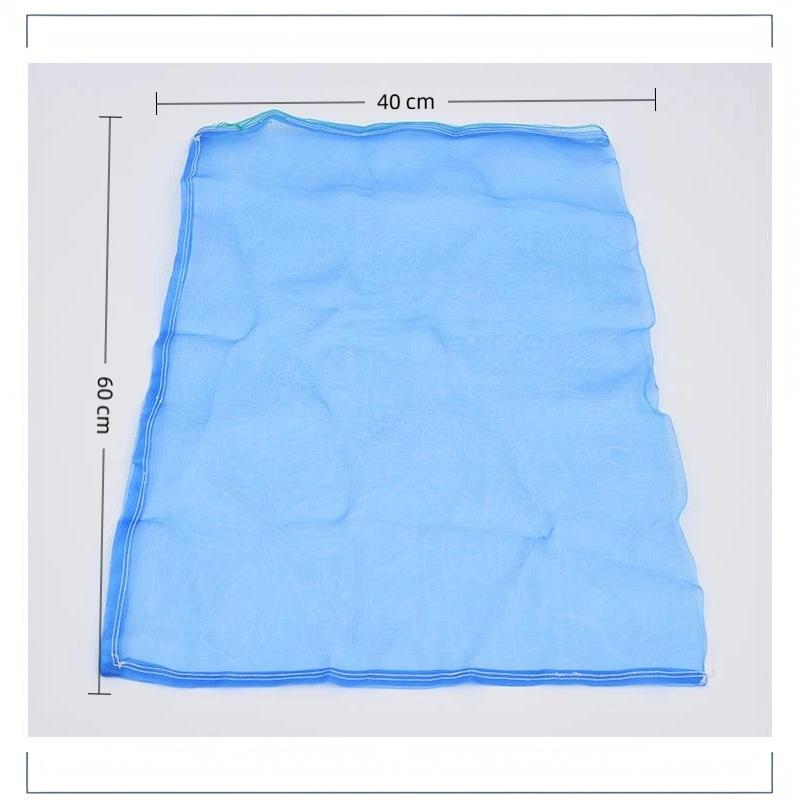 Drawstring Mesh Storage Bag Large Capacity Woven Net Sack Breathable Wear Resistant Transport Bag For Farm Harvest Goods Storage