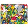 500-piece Puzzle - Educa - Parrots - Animals - Adult - White