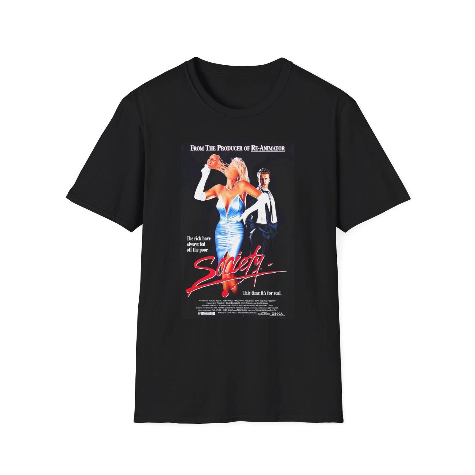 Society Cult Horror Movie Unisex Heavy Cotton Tee Shirt 2XL