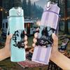 1PC Retro Band Black White Collage Poster Print 750ml Portable Sports Water Bottle Leakproof Gym Outdoor Travel Drink Cup