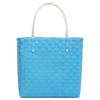 Marni Market Letter Patch Woven Fabric Polypropylene Tote Shopping Bag Women tote Light-Blue SHMH0063JBRF08100B30
