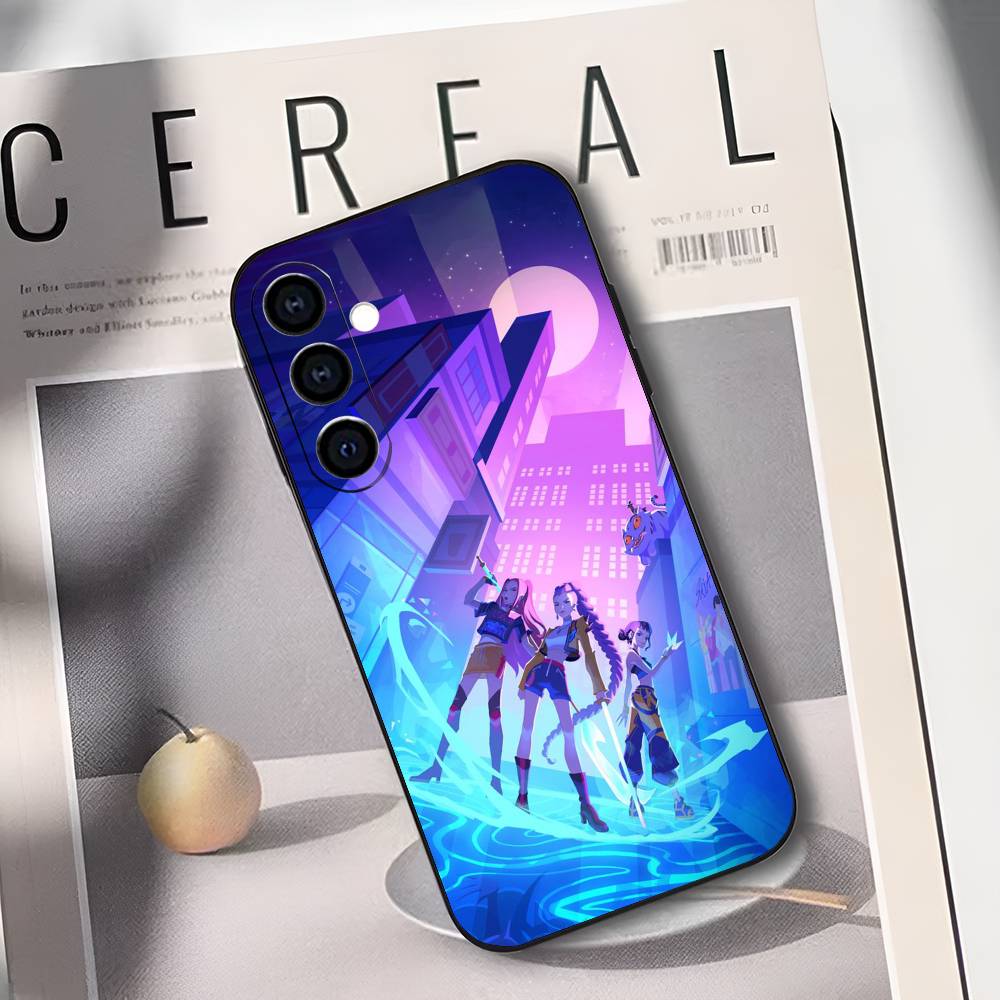 K-Pop D-Demons Hot H-Hunters Phone Case For Samsung Galaxy A73,A72,A71,A70,A53,A52,A51,Soft Silicone Black Cover