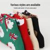 Colorful Cartoon Santa Christmas Cotton Novelty Socks