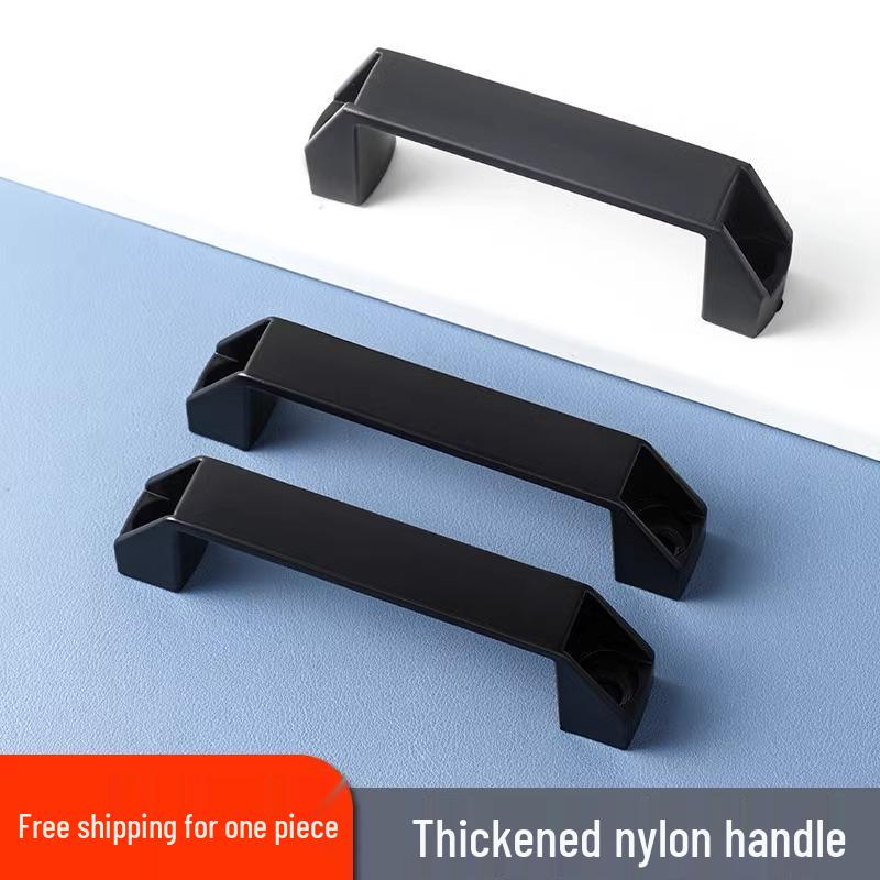 Aluminum Alloy Square Black Handle for Phones and Cabinets