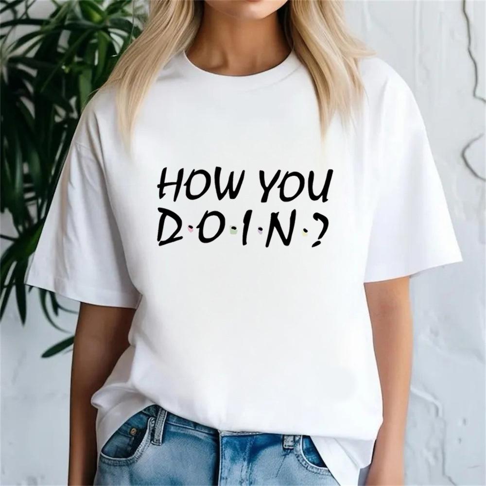 Friends Tv tshirt female graphic Psychedelic Pastel Trendy Colorful Punk t shirt Psychedelic 80s kawaii Retro