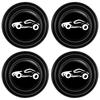 Pack of 4 Car Door Anti-collision Pad Silicone Anti-shock Bumper Gasket