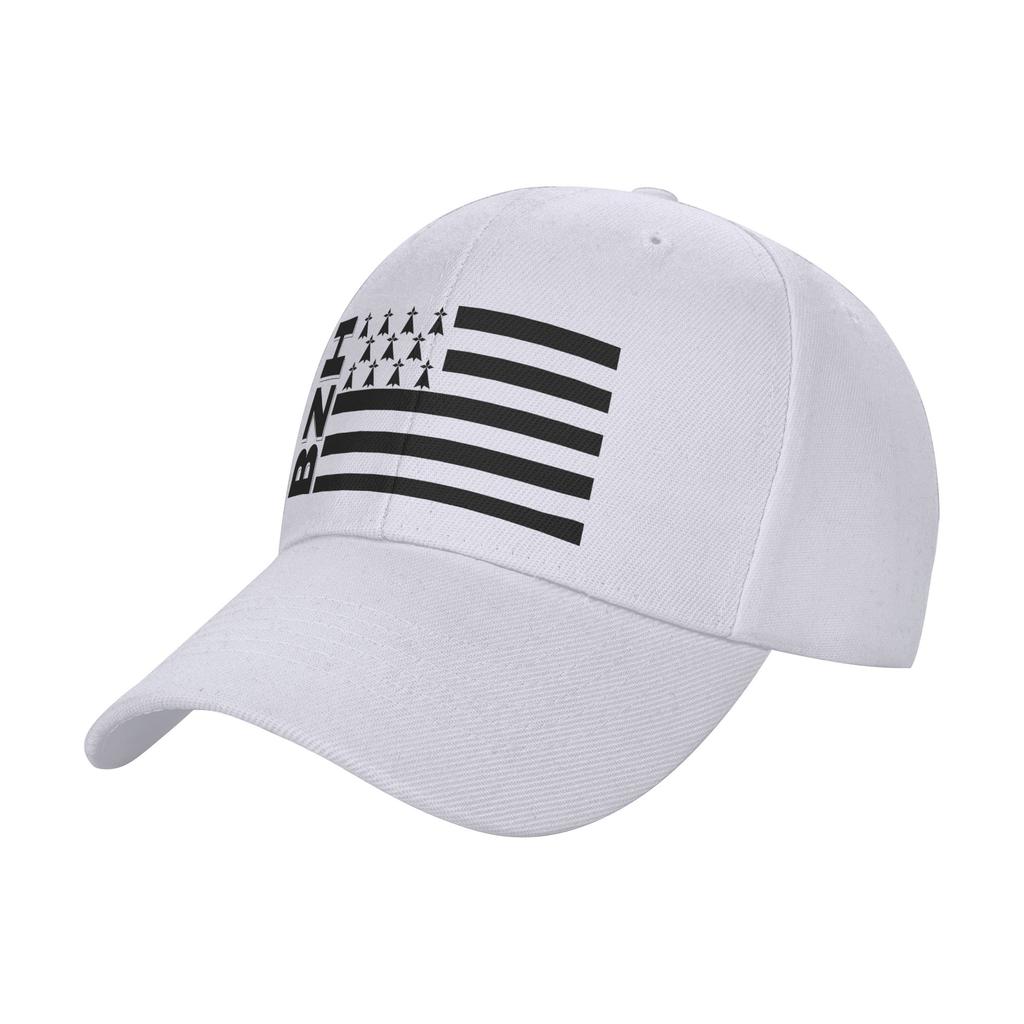 Fashion Bzh Breizh Bretagne Brittany France Curved Brim Baseball Cap Streetwear Sports Visors